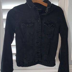 Black jean jacket